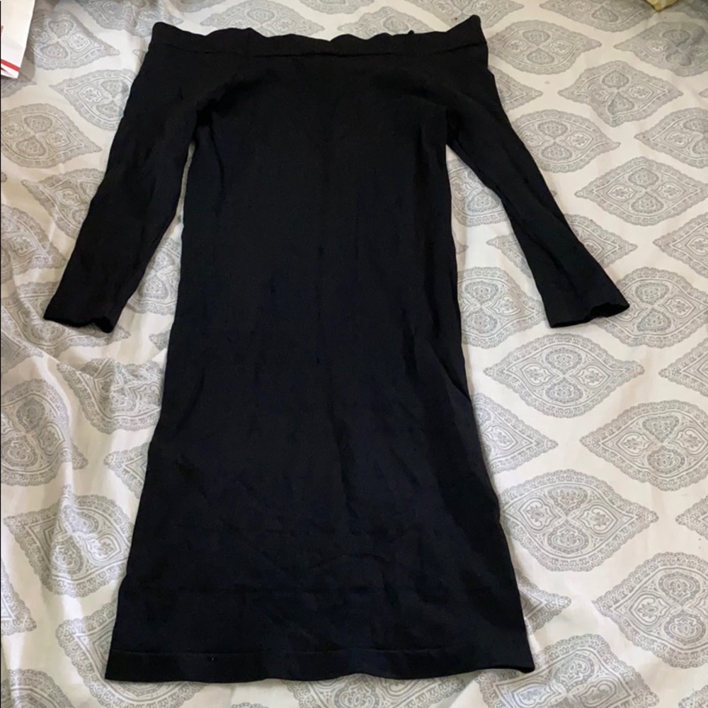 Fitted off the shoulder dress
